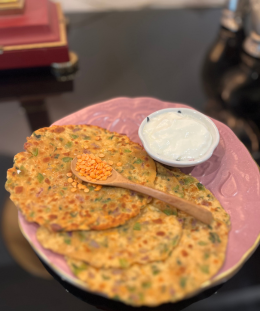Masoor Vegetable Paratha | Masoor Dal Paratha | Healthy Dal Paratha | Protein Rich Paratha Recipe — recipe by Renu Dalal